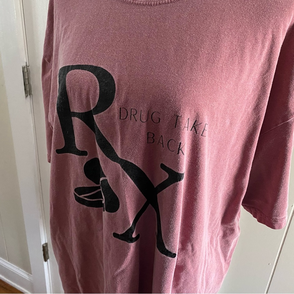Comfort Colors Distressed Novelty T Shirt Rx Drug Take Back Southwest Virginia